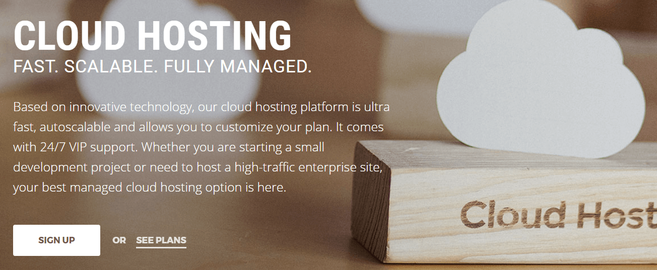 The SiteGround Cloud Hosting plan helps you prepare for an increase in traffic.