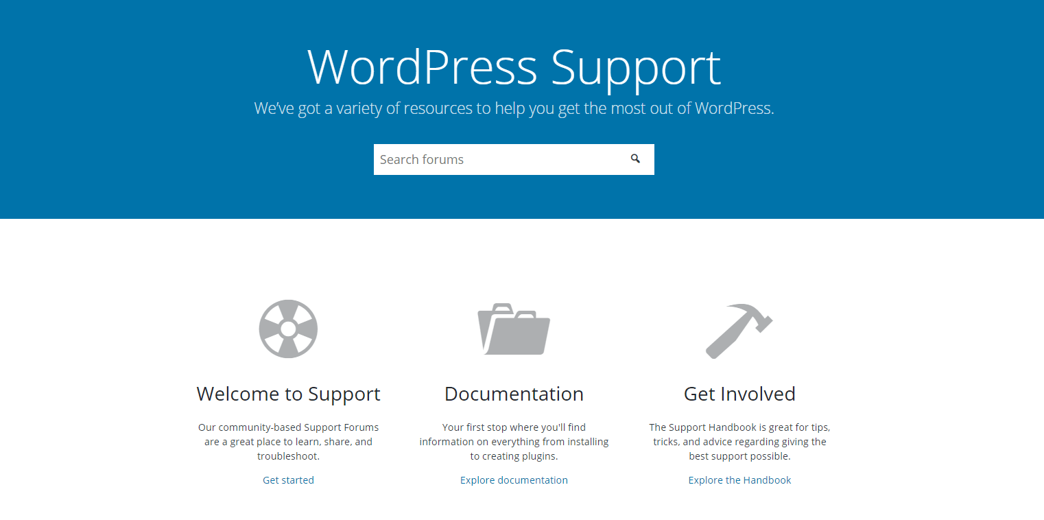 The Wordfence support page.