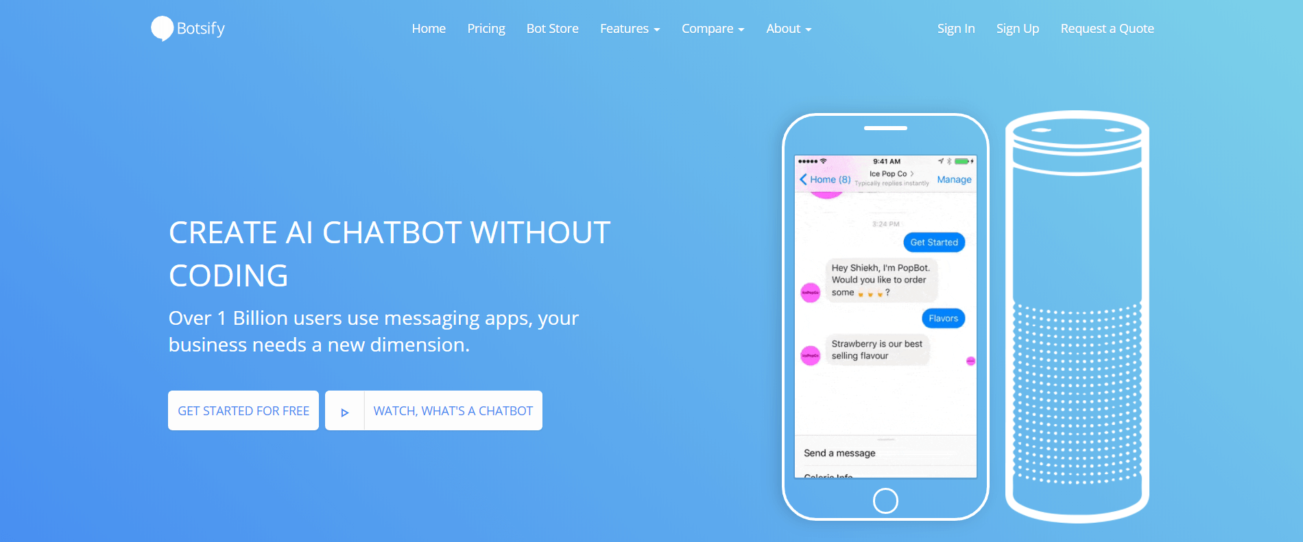The Botsify chatbot platform.