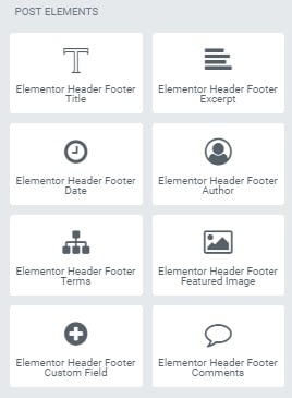 Header Footer Elementor