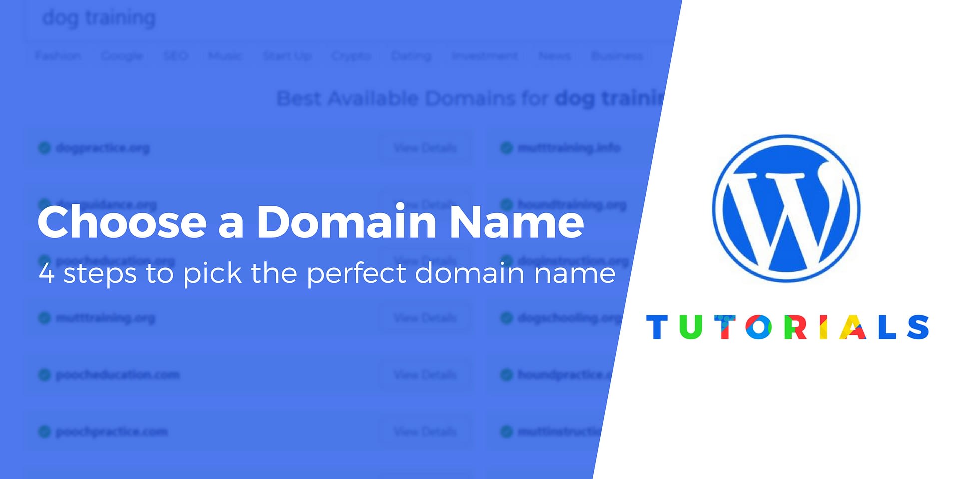 How to choose a domain 24 How to choose a domain 16