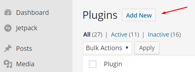Install WordPress Plugins