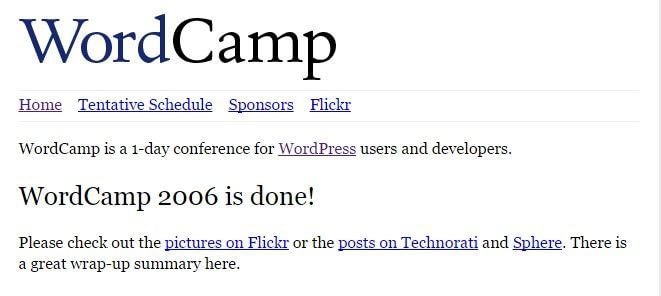 wordcamp san francisco 2006
