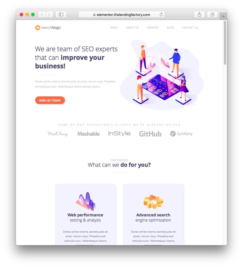 seo magic homepage