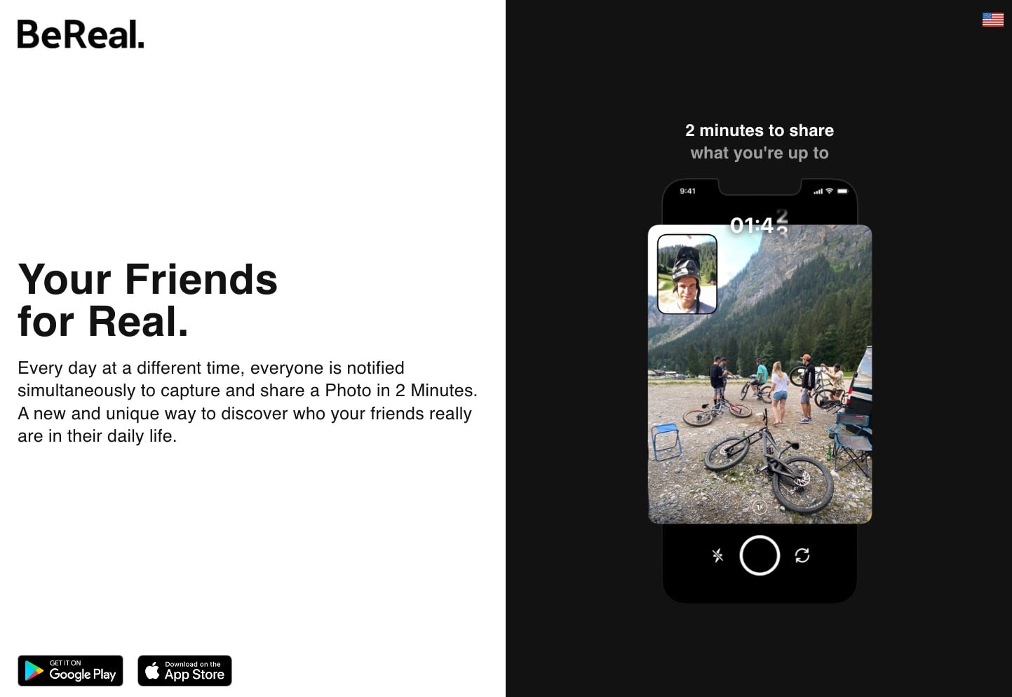 BeReal - an alternative for users who want to share photos first