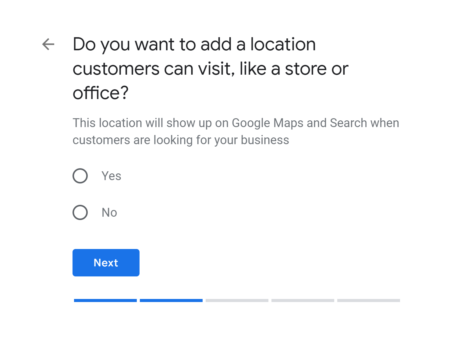What is Google My Business? Choose to share your location