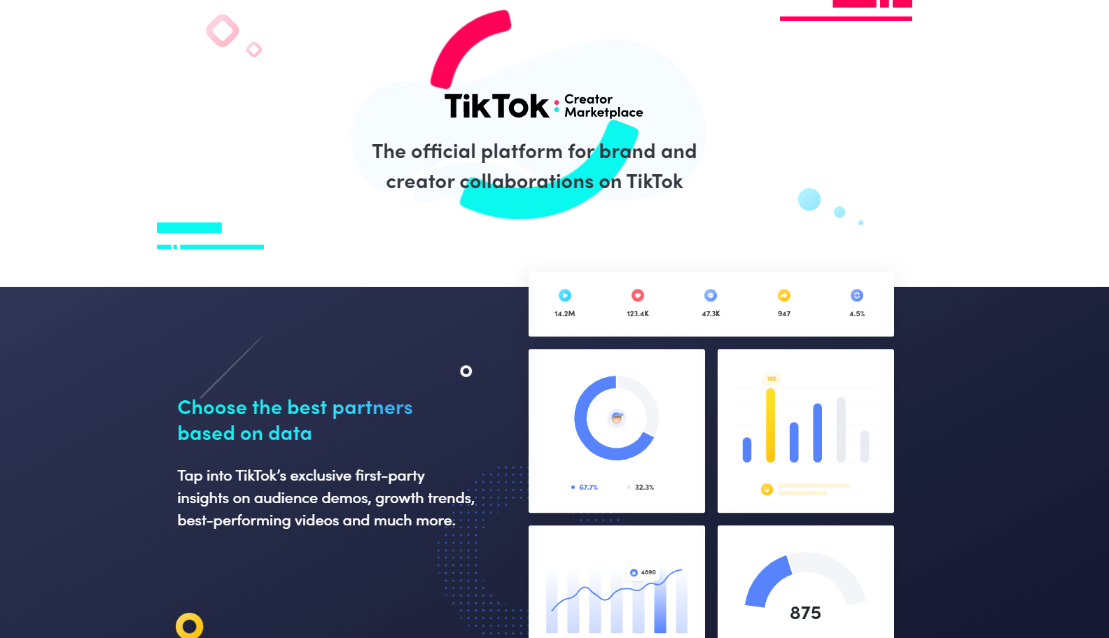 The TikTok creator marketplace.