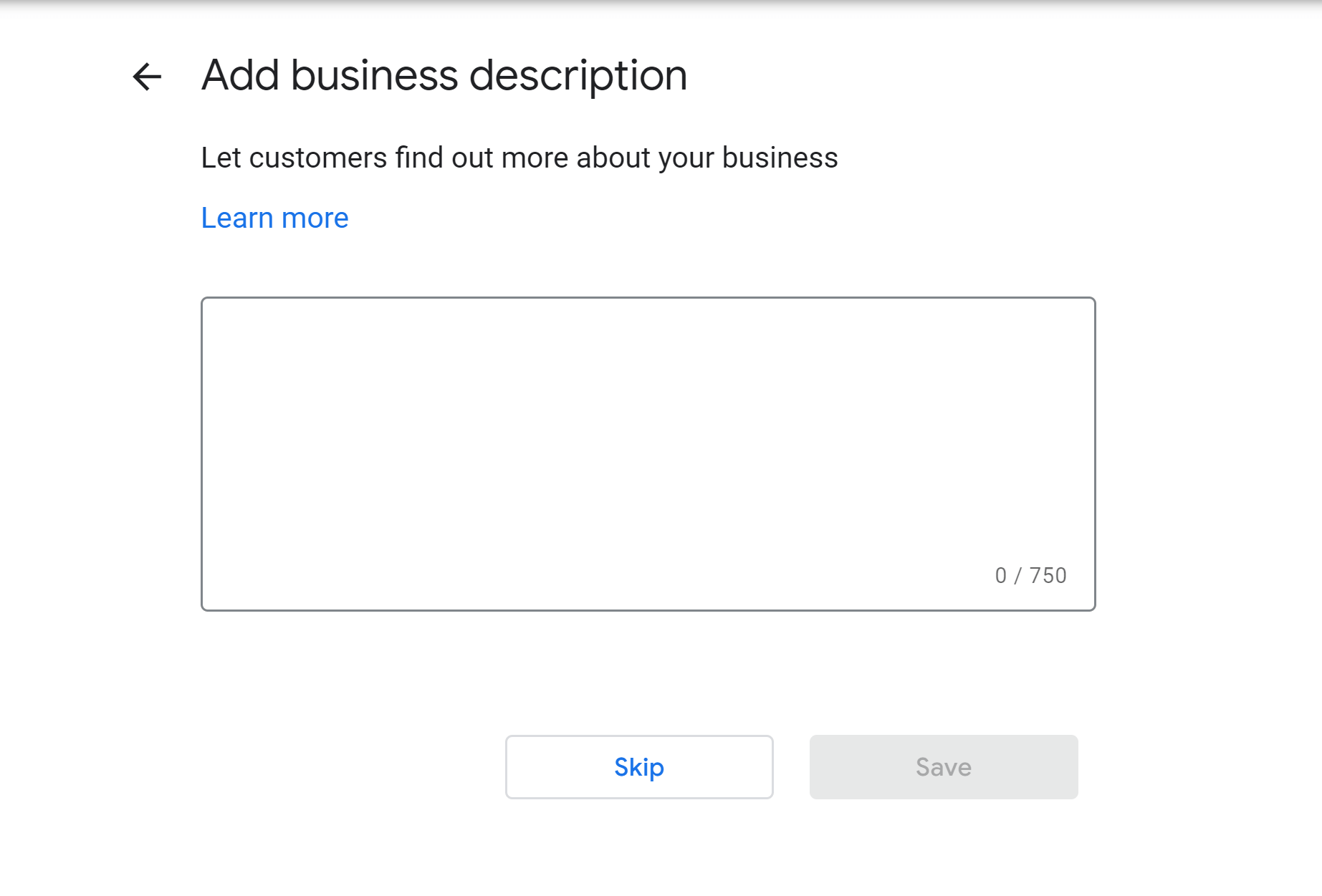 What is Google My Business? Business description