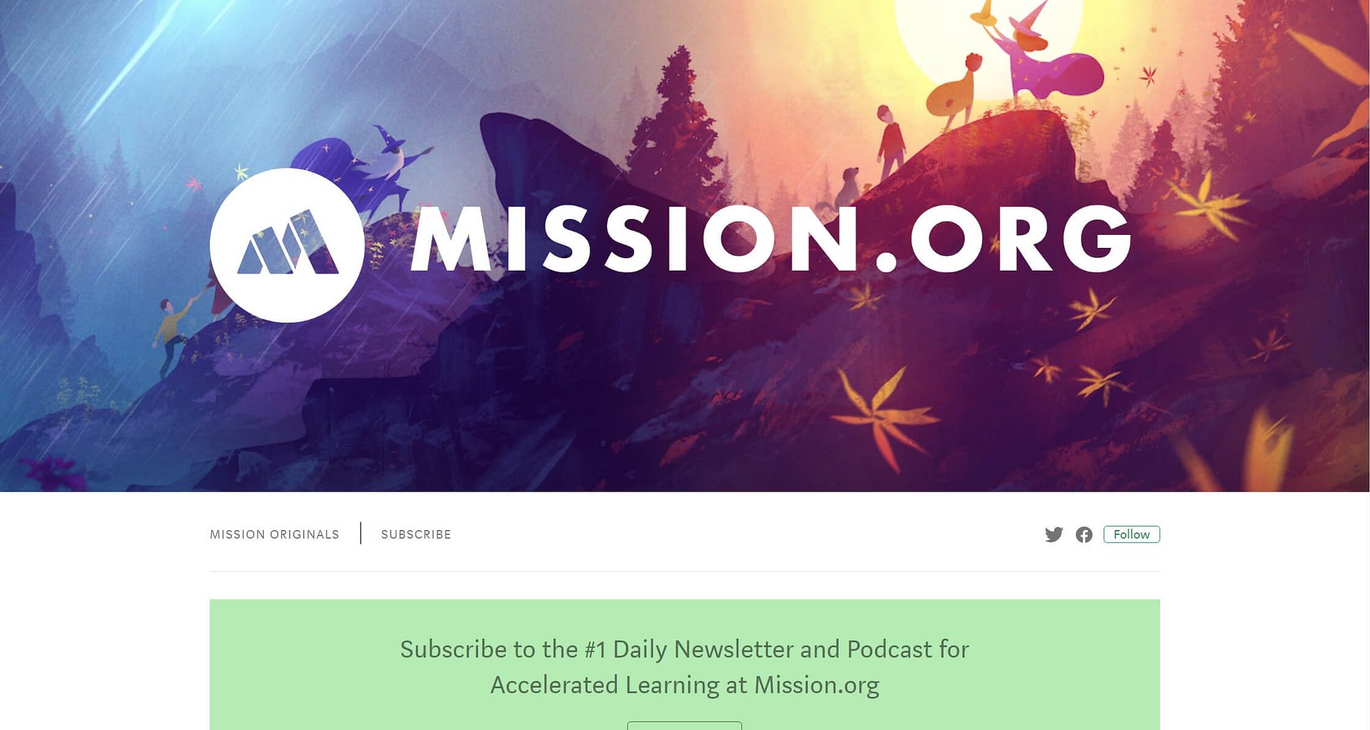 The Mission Medium blog publisher.