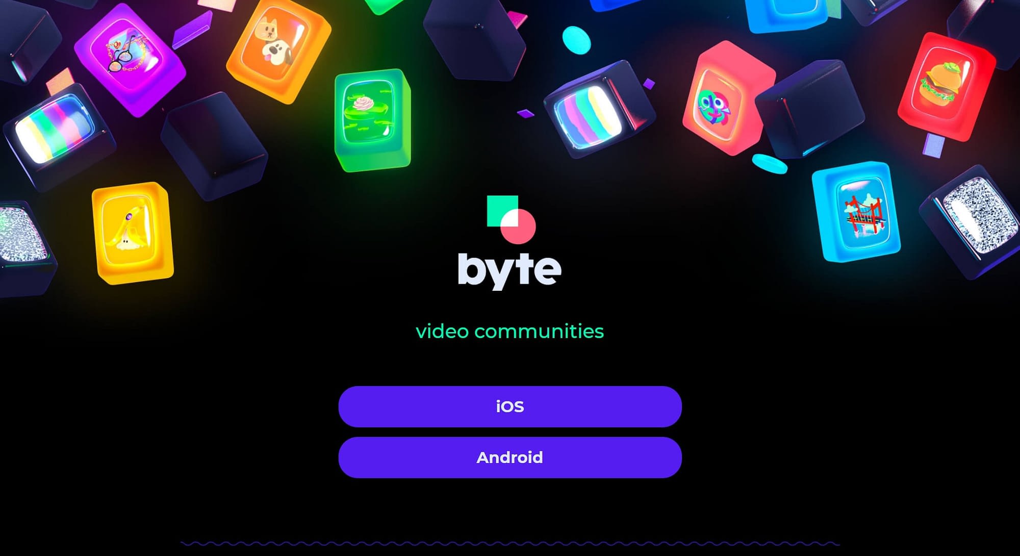 The Byte home page.