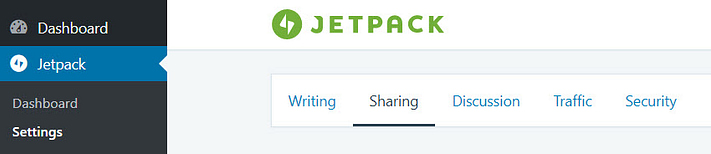 Configuración de Jetpack
