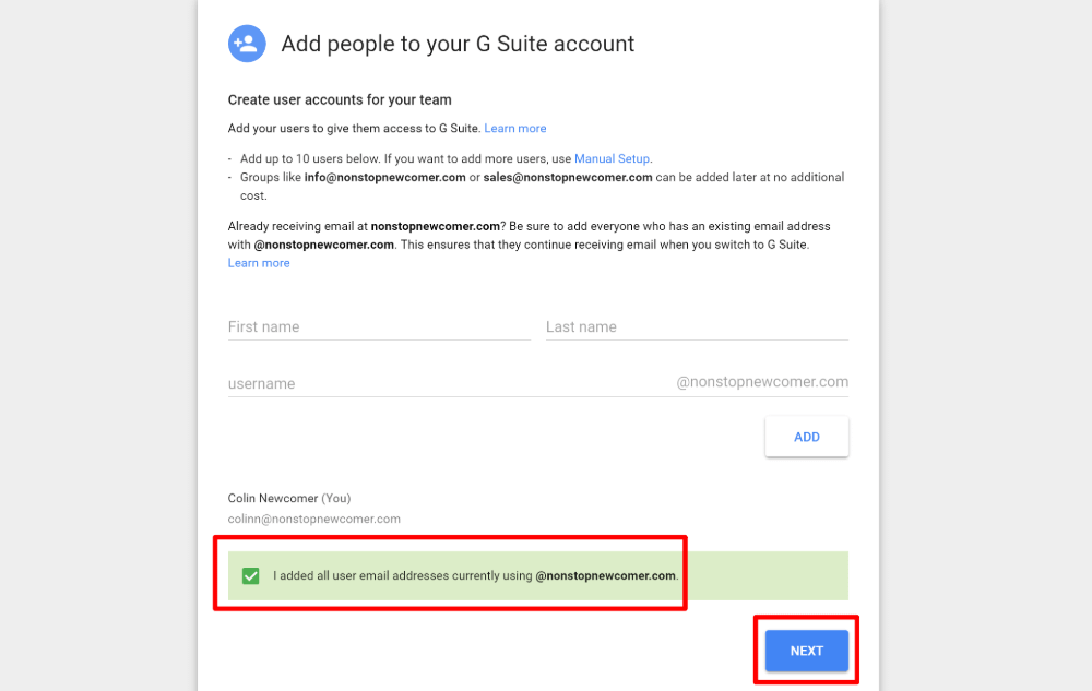 How To Setup A Professional Email Address With Gmail And G Suite