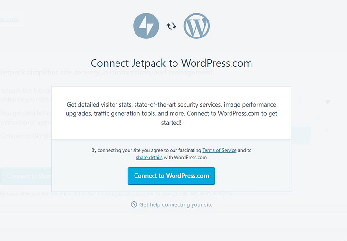 Conéctese a WordPress.com