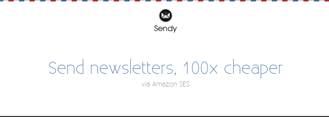 Sendy é o grande barato de e-mail marketing software lá fora