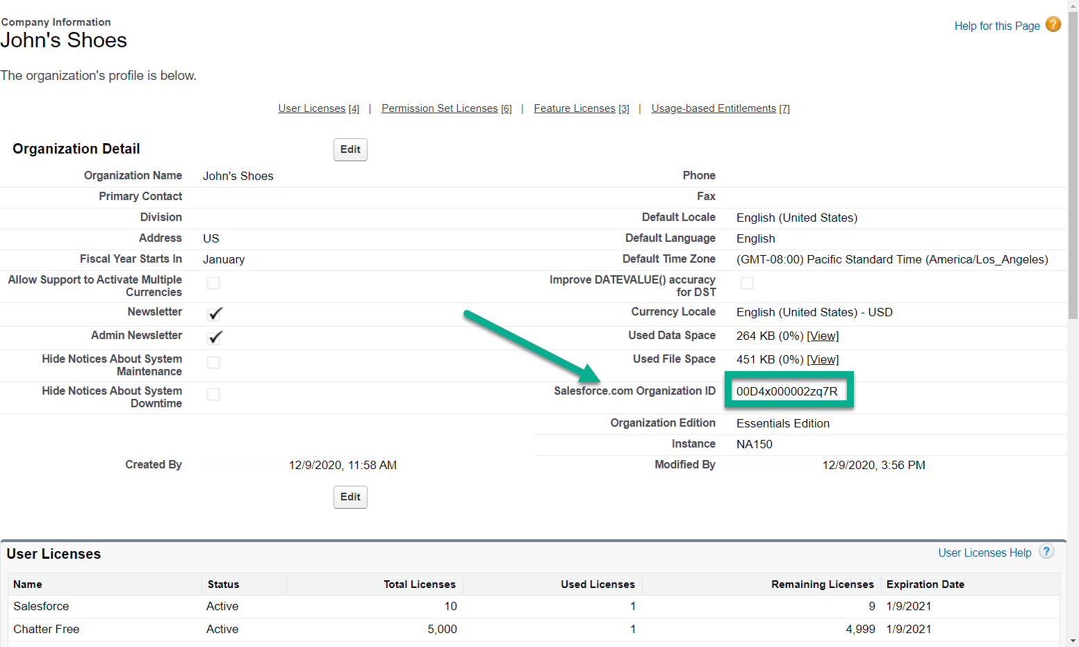 copier le code pour l'intégration WordPress Salesforce