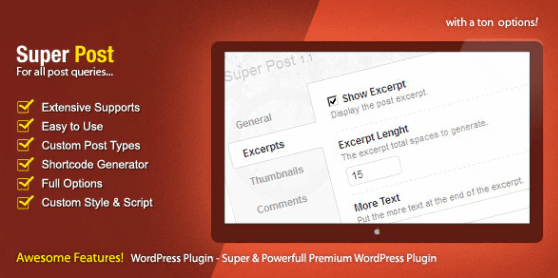 O plugin Super Post é um popular plugin de postagem do WordPress.