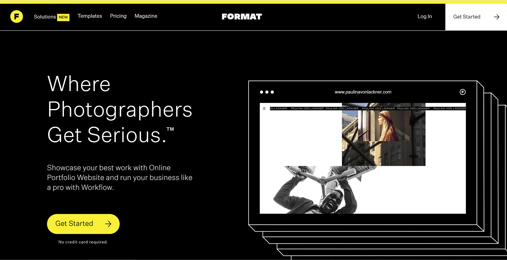The Format homepage.