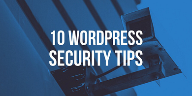 10 WordPress security tips