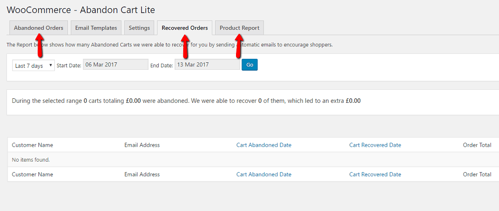 woocommerce abandoned cart emails 13