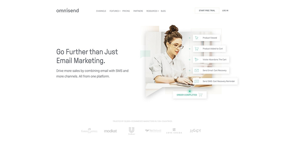 Omnisend is an all-in-one WooCommerce email marketing solution