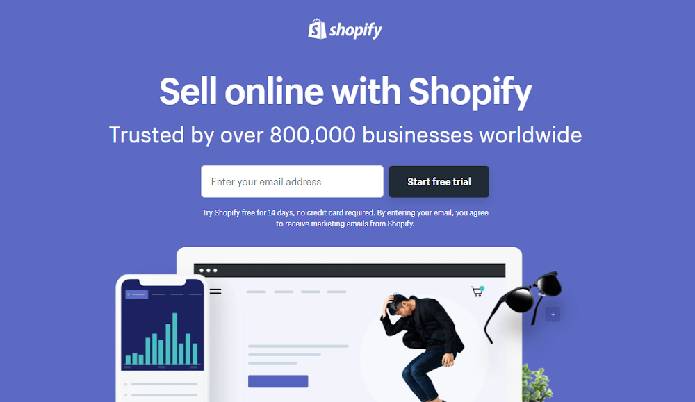 Tutorial di Shopify: prova gratuita