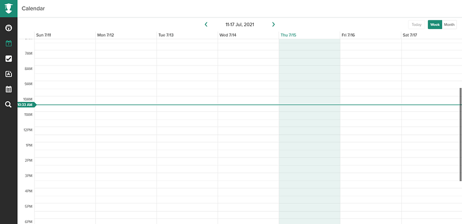 The layout for one of the best calendar apps, My Study Life.