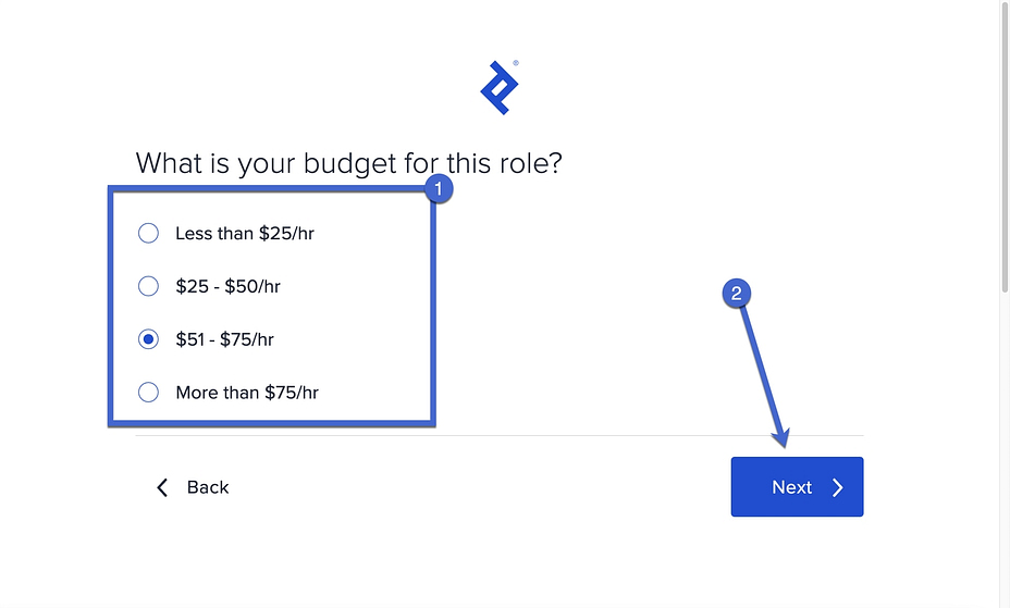 set budget - Toptal review