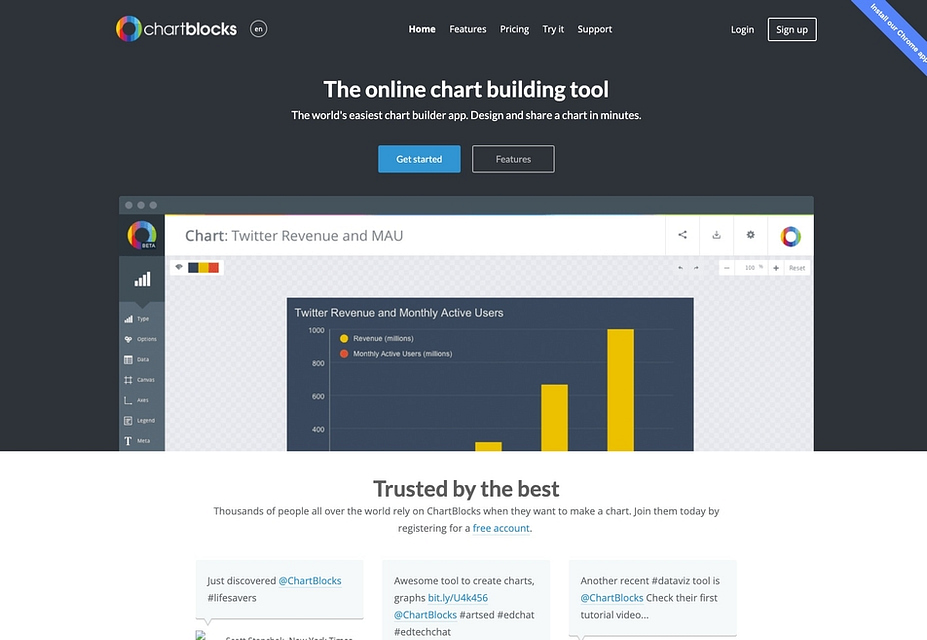 Data visualization tools - Chartblocks