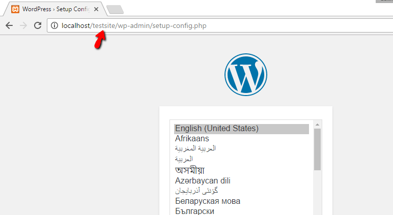 install WordPress on XAMPP