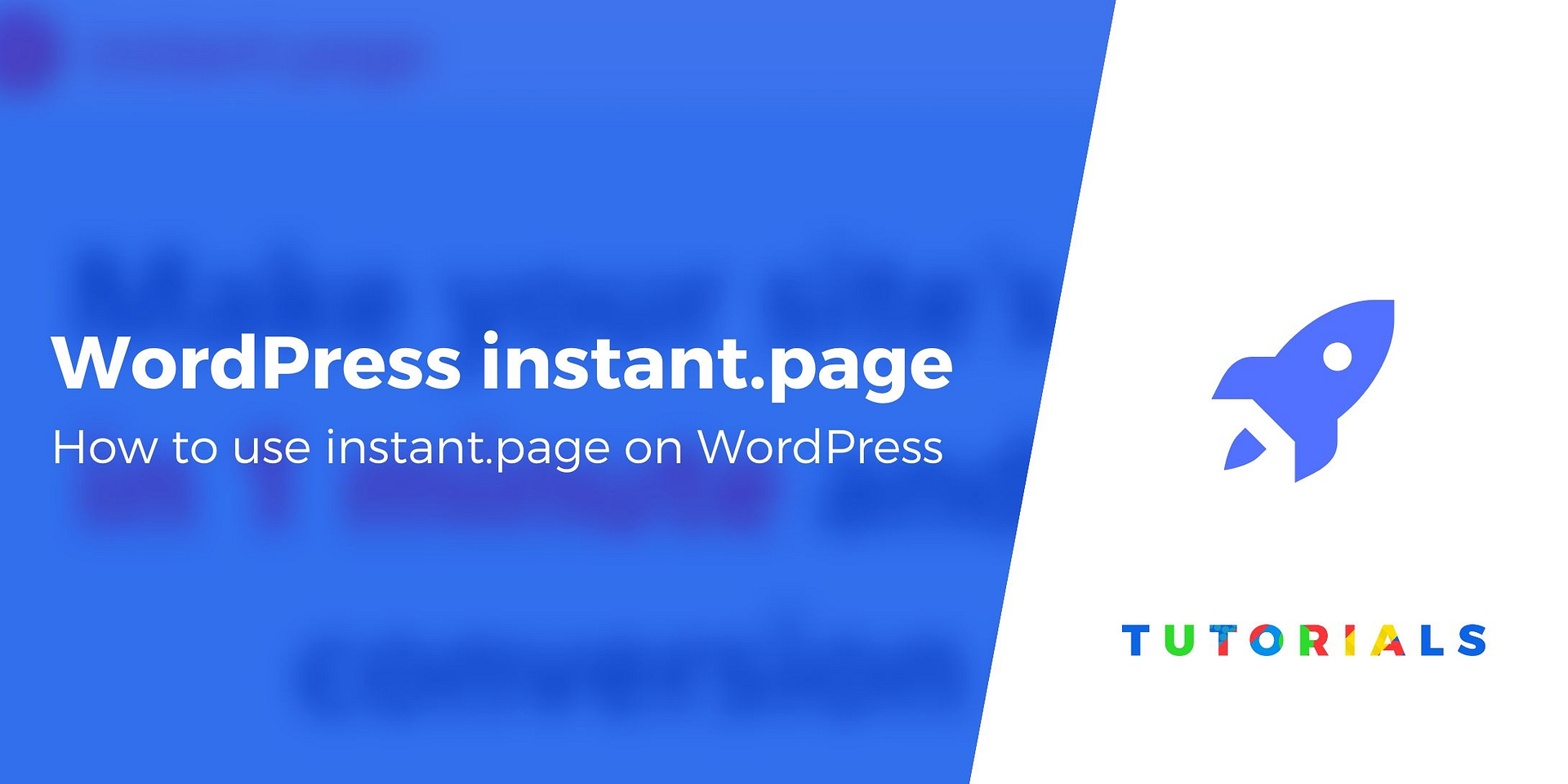 How To Use Instant Page On Wordpress To Preload Content