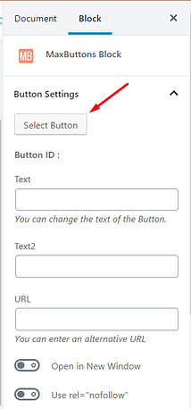 save changes to buttons