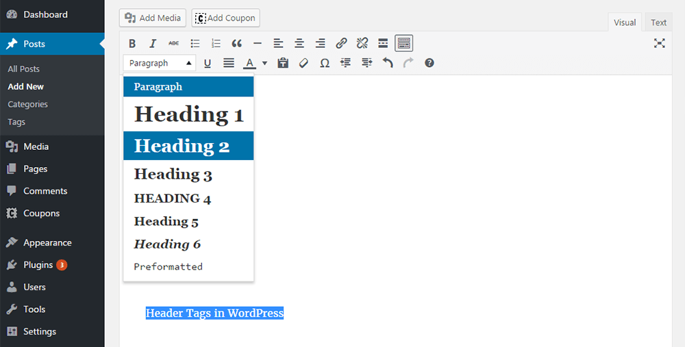 heading-tags-in-visual-editor
