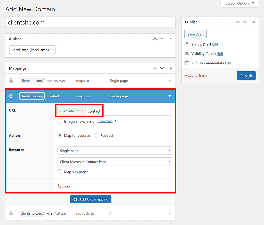 Map additional pages as needed