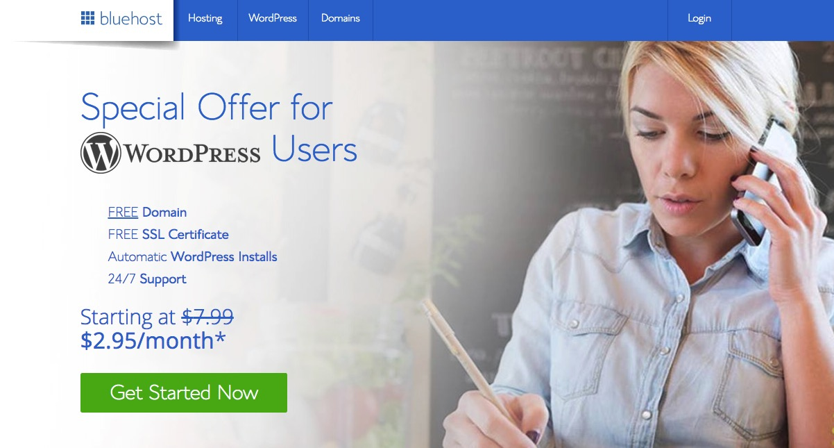 Bluehost - great place to start a personal blog