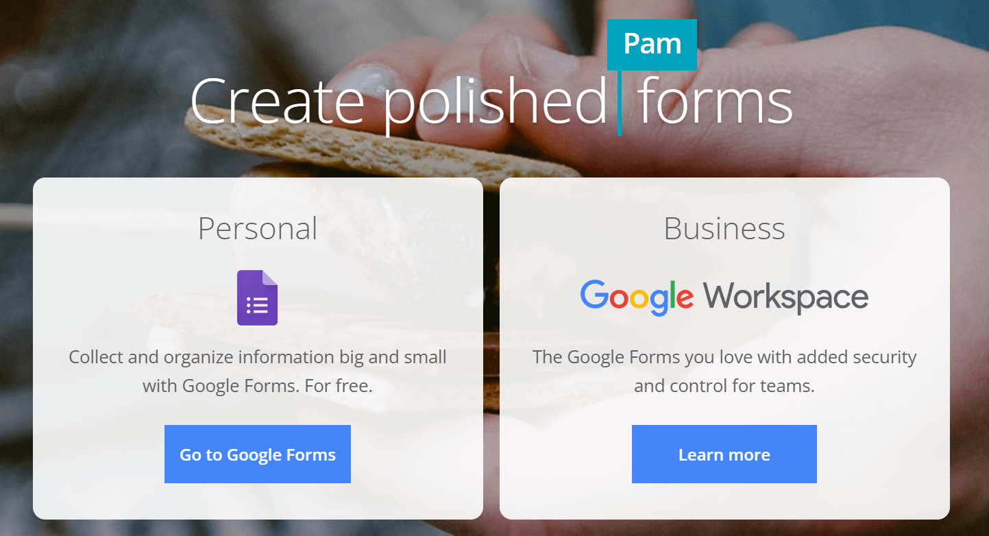 best online form builder - Google Forms