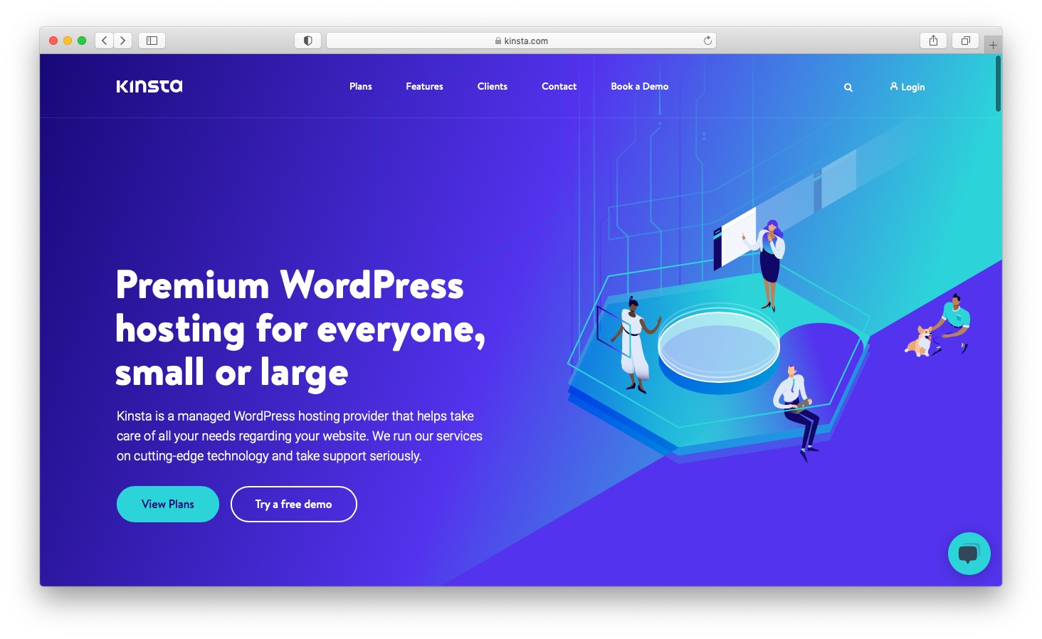 Best web hosting services: kinsta