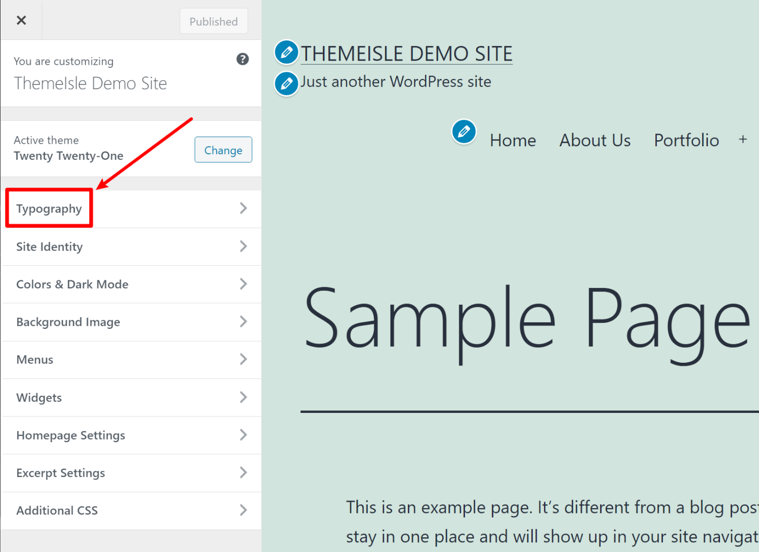 Access Easy Google Fonts settings
