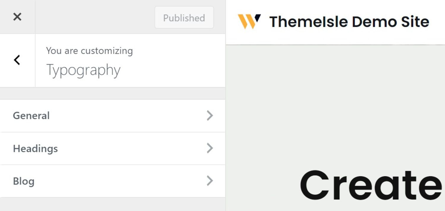 Different font options