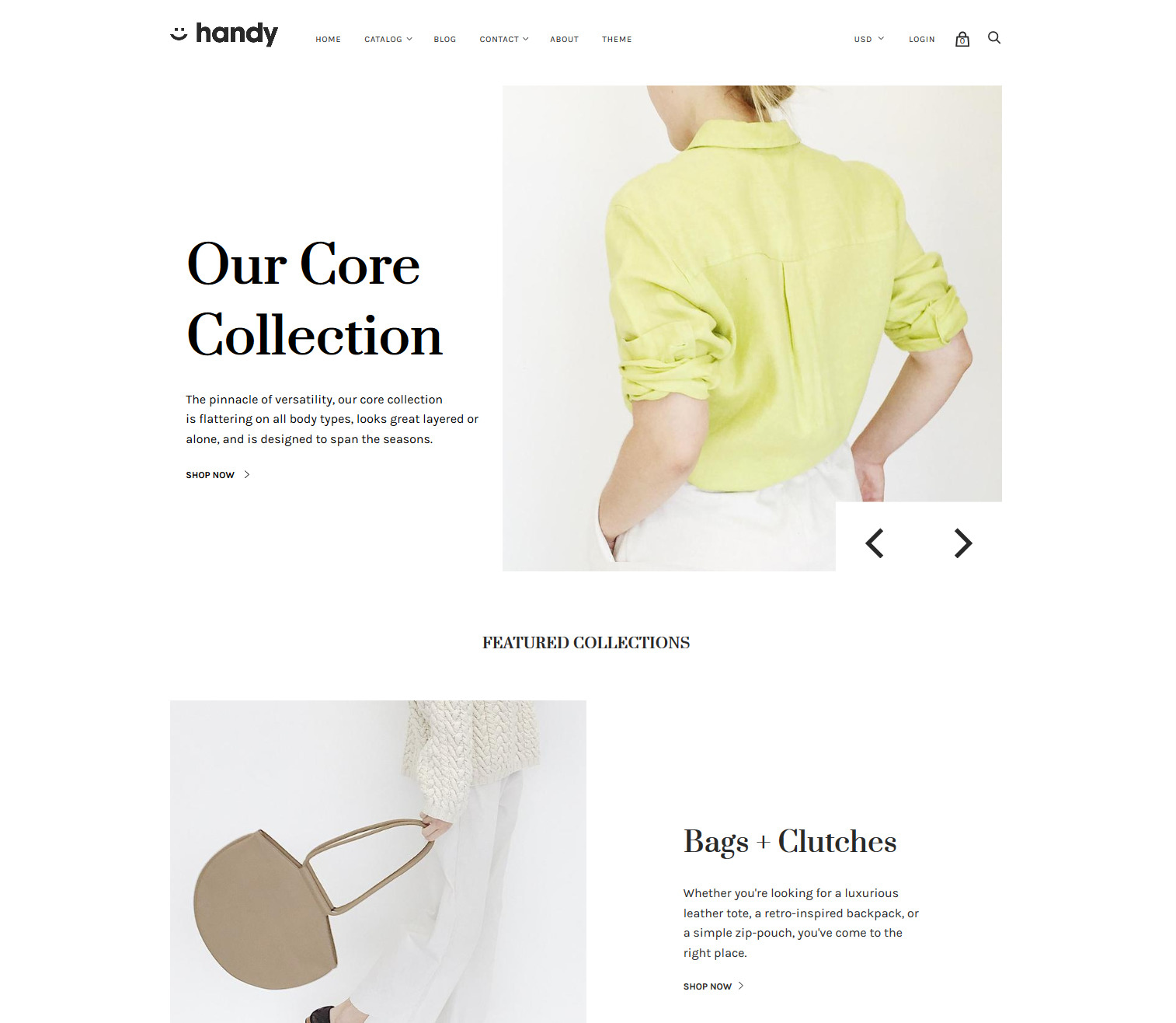 handy Shopify theme