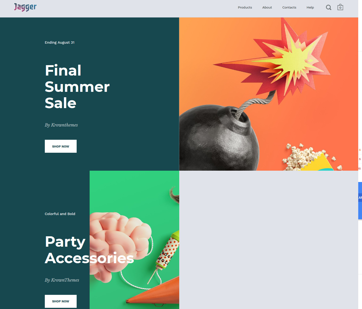 split is a great Shopify theme