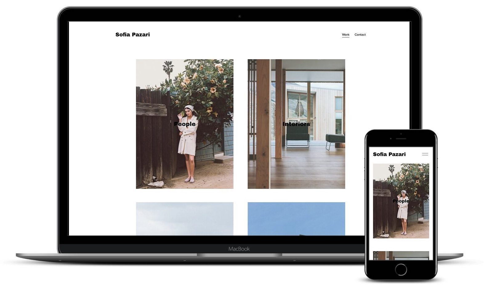 Pazari is a creative template for Squarespace portfolios