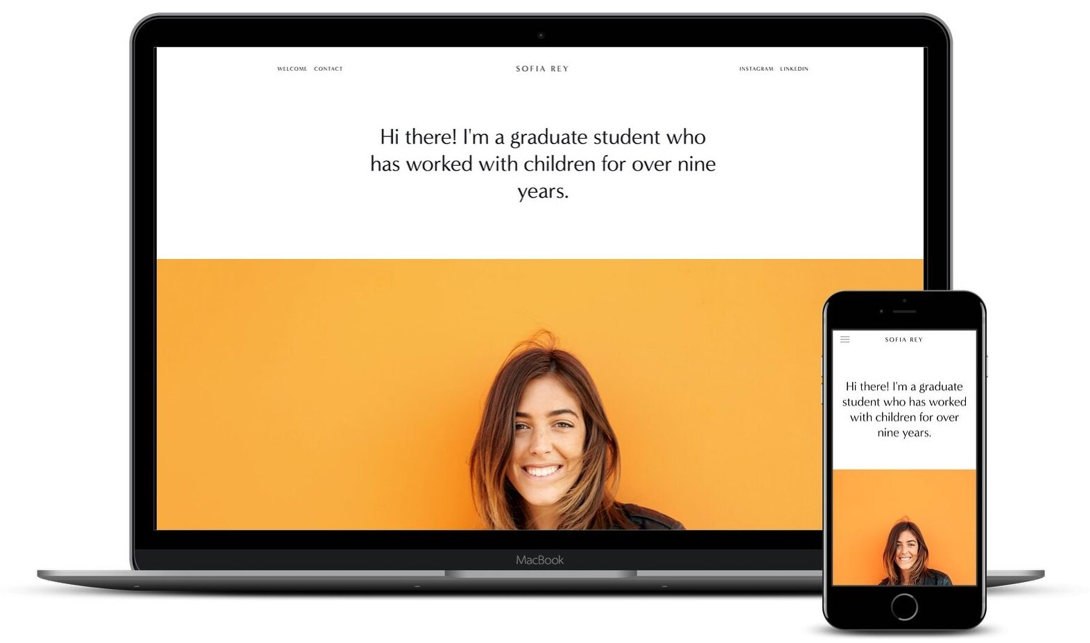 Sofia Rey for Squarespace professional services websites