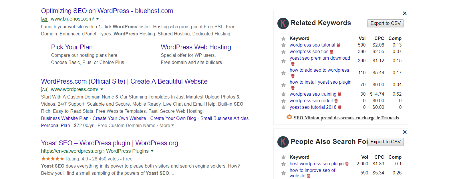 Free SEO Tools for WordPress to Boost Your Google Rankings 14 Keywords Everywhere 2