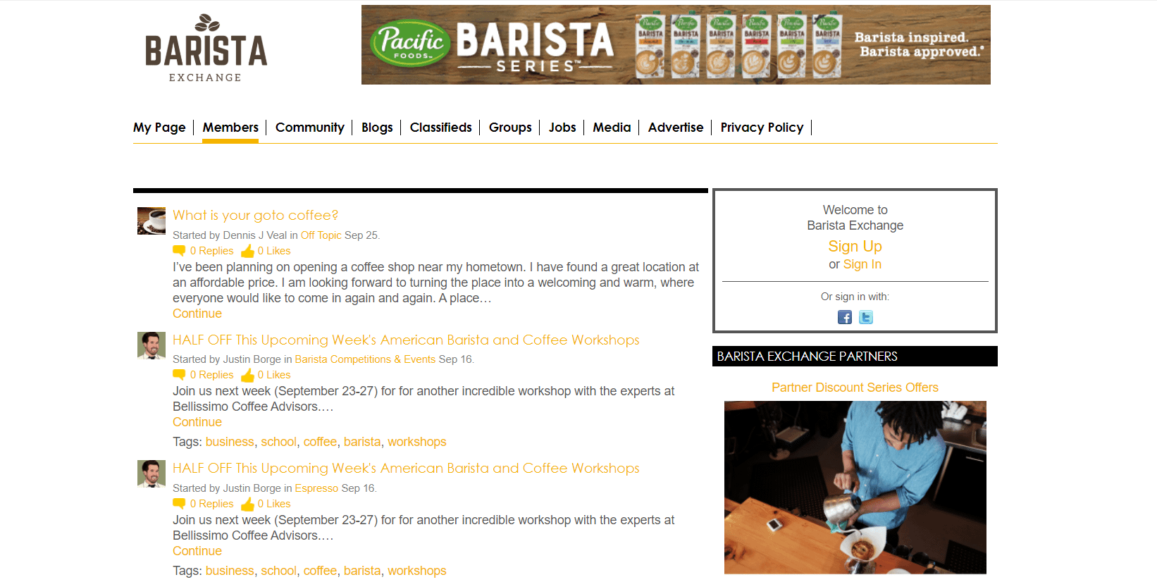 Barista Exchange