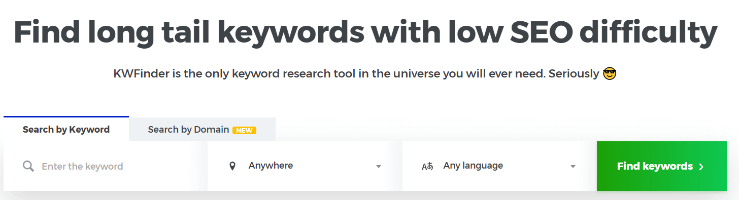 Free SEO Tools for WordPress to Boost Your Google Rankings 3 kwfinder