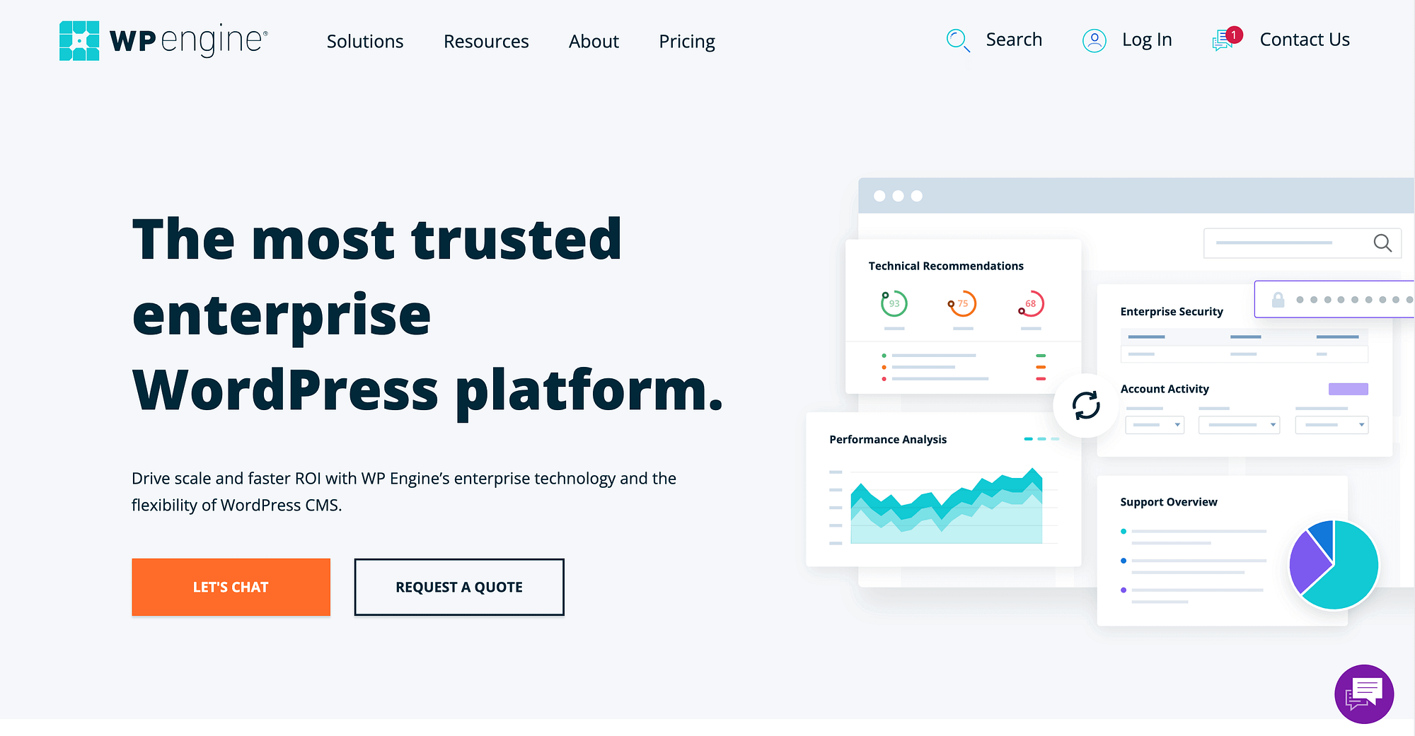 An enterprise WordPress hosting provider.