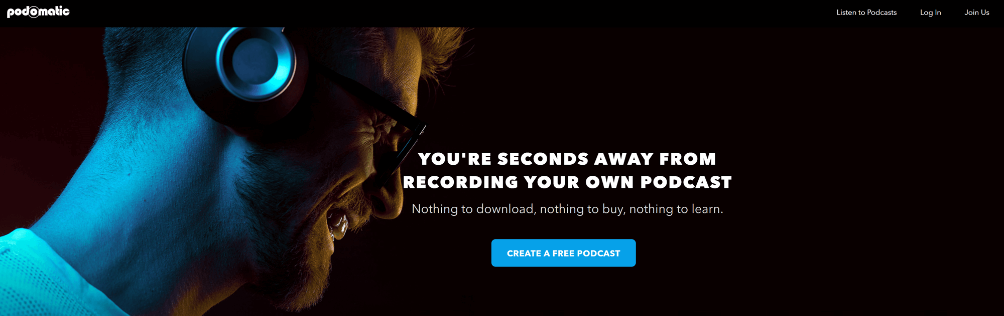 Best free podcast hosting: Podomatic