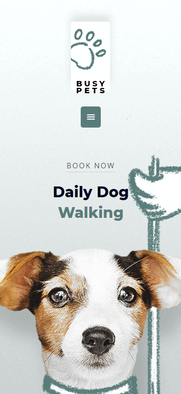 A mobile website built using Astra.