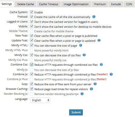 WP Fastest Cache Caching Plugin