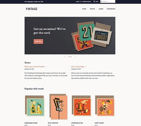minimal is one of the free Shopify themes